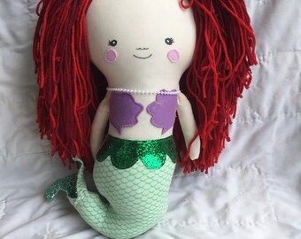 large stuffed mermaid