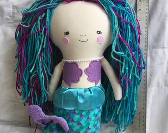 large mermaid stuffed animal