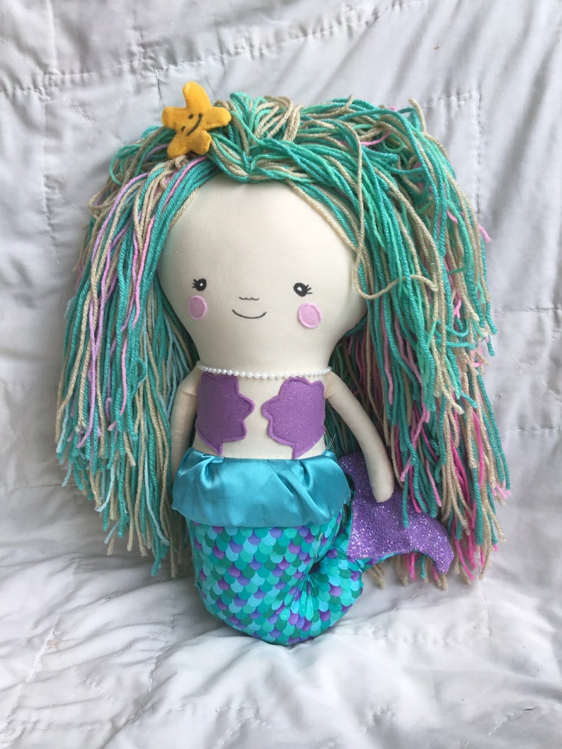 large stuffed mermaid