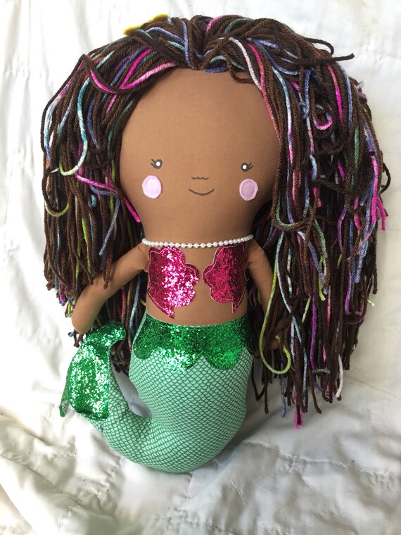 large stuffed mermaid