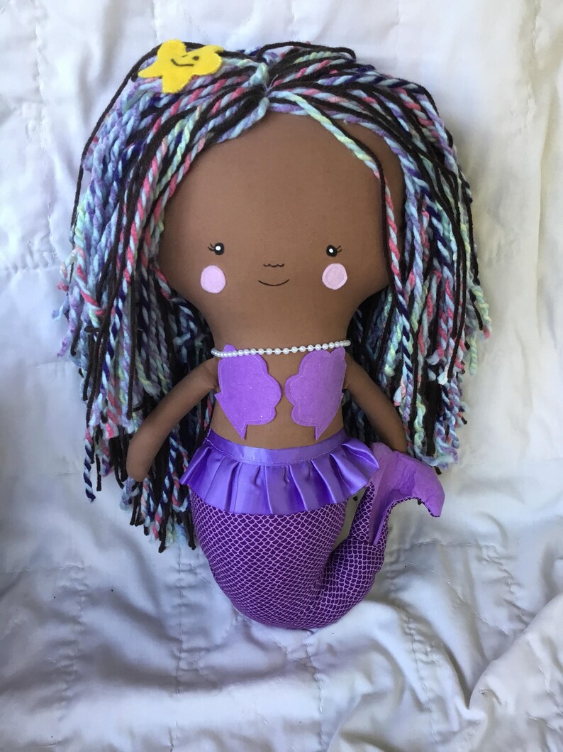 purple mermaid toy