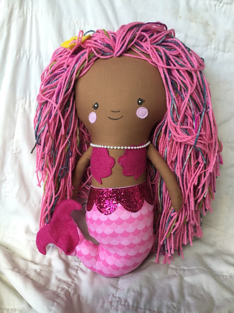 large stuffed mermaid