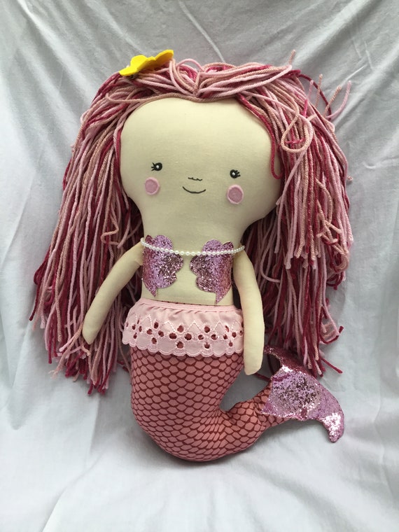 large stuffed mermaid