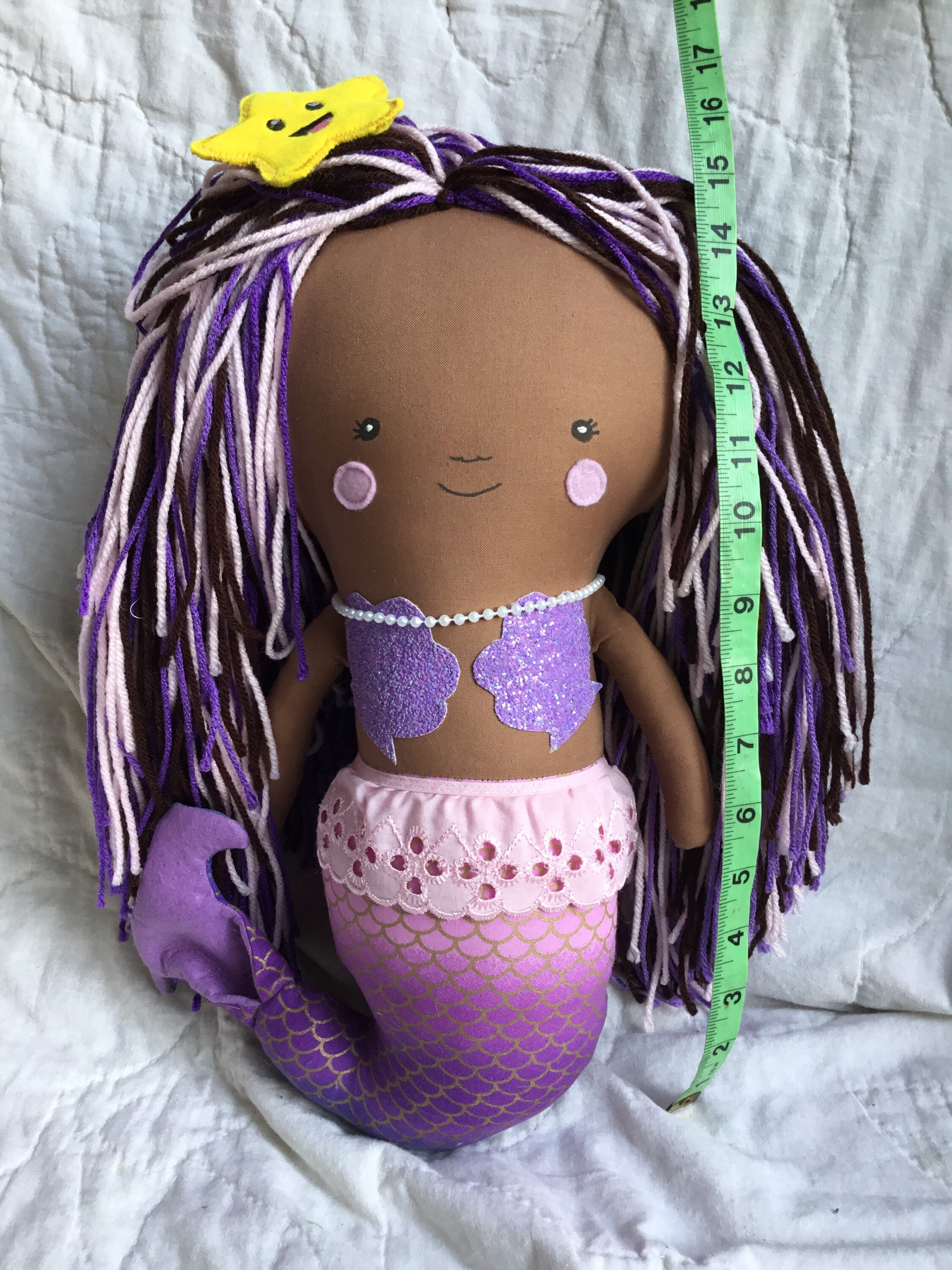 Large 2024 stuffed mermaid