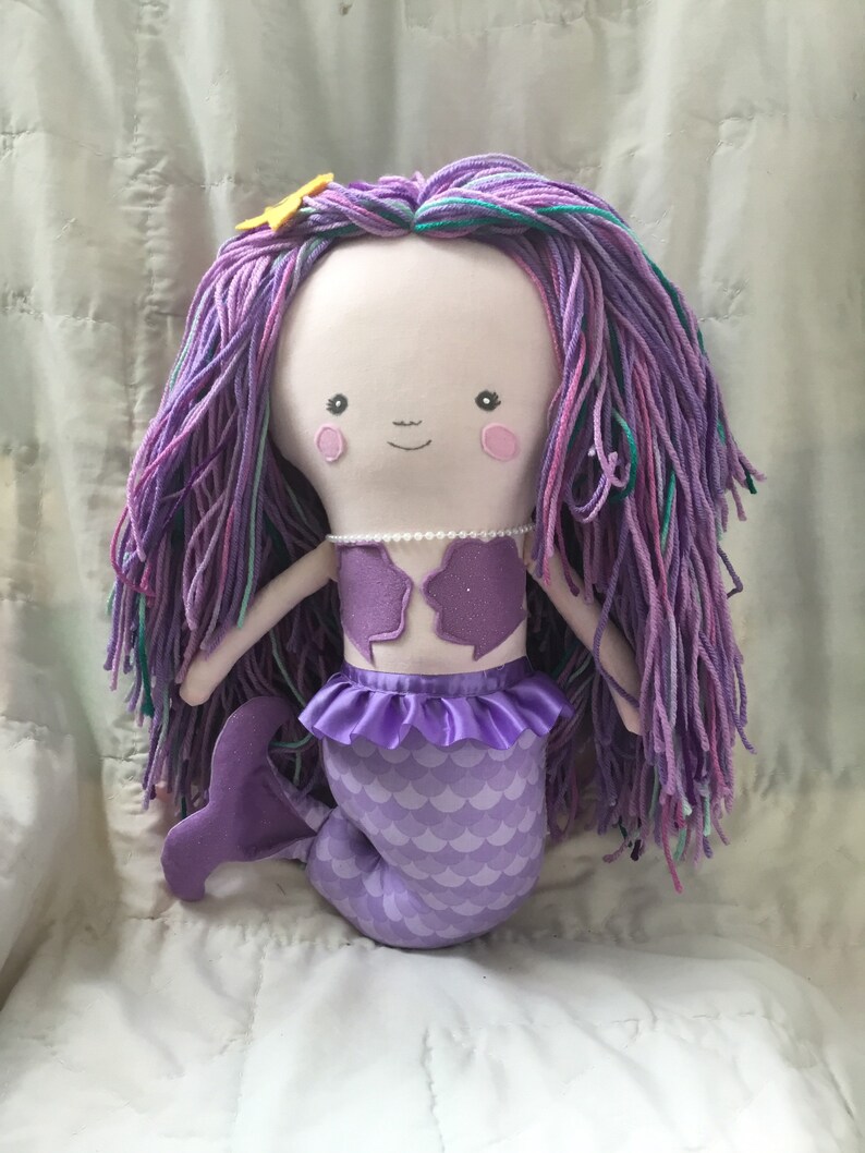 large stuffed mermaid