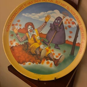 Mcdonalds Plastic Plates - Etsy