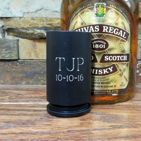 Personalized Bullet Shot Glass 30MM A-10 Warthog - Groomsmen Gift - Gifts for Men - Military - Father's Day - Barware - Wedding - Christmas