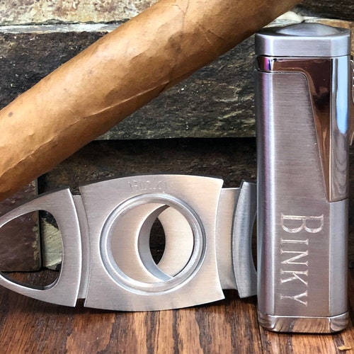 Personalized Cigar Cutter Guillotine Cutter Groomsmen Gift Etsy
