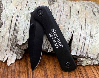 Personalized Pocket Knife, Gifts for Boys, Men, Groomsmen, Fishing, Sportsman, Dad, Fathers Day, Christmas, Birthday, Affordable Gifts