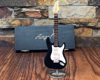 Miniature Electric Guitar- Personalized Musician Gift- Rock and Roll- Music- Gifts for All, Gifts for Him, Gifts for her, Graduation(CGE18B)