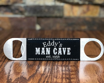 Personalized Bottle Opener, Custom Groomsman Gifts, Man Cave, Custom Engraved, Gifts for Men, Cool Stuff for Him, Birthday, Anniversary, Bar