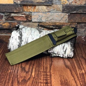 Personalized Hunter Knife Green Paracord Gifts for Men Groomsmen, Cool gifts for Him, Birthday, Wedding, Anniversary, Fathers Day image 3