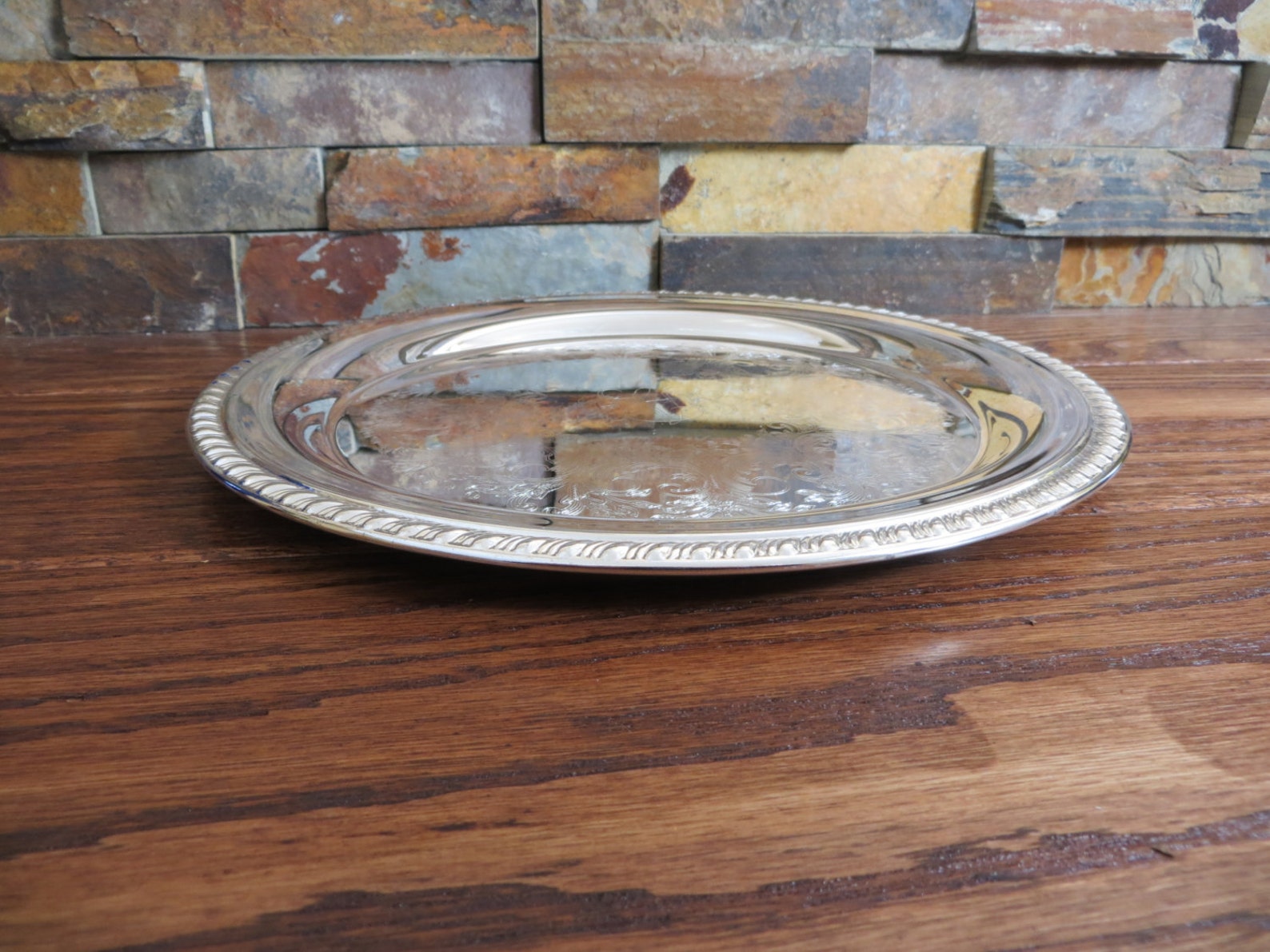 Personalized Serving Platter with Monogram Wedding Gift Etsy