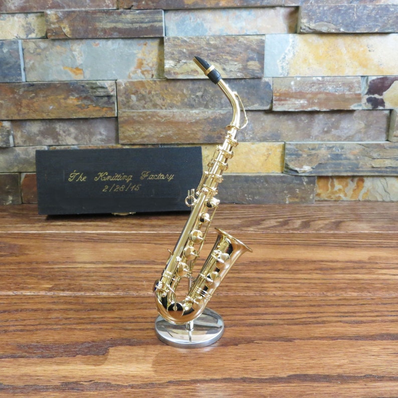 Miniature Saxophone Gift for Musician Music Lover Gifts Etsy