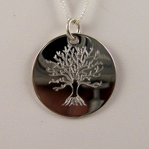 Tree of Life Necklace Sterling Silver - Etsy