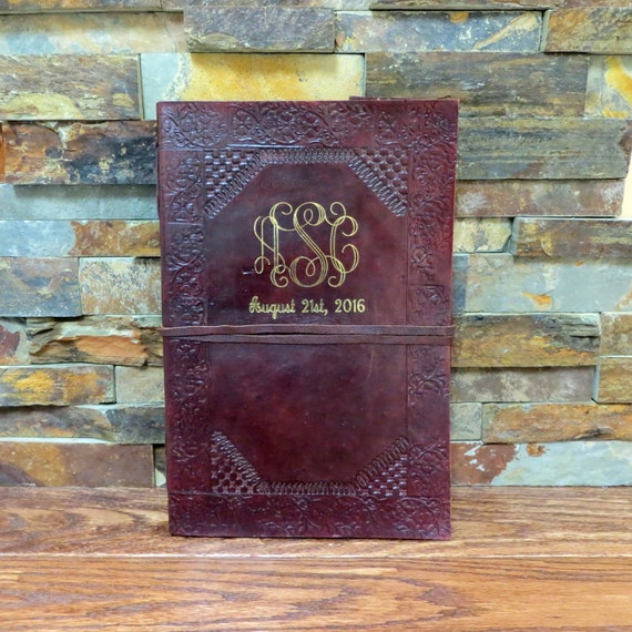 Personalized Wedding Guest Book - Wedding Journal- Wedding Accessories (343)