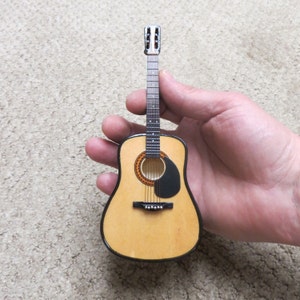 Personalized Miniature Guitar Acoustic String Guitar Music Gift Instrument CGN18 image 3