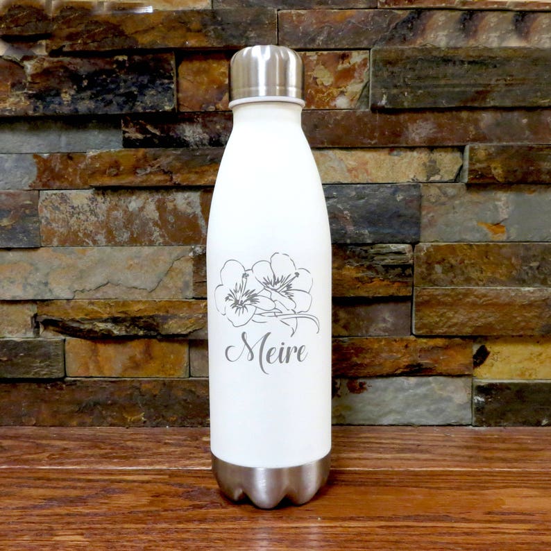 Personalized Water Bottle, Hot and Cold, Sports Bottle, Monogrammed Bottle, Personalized Gifts for Men and Women, Housewares, Bridesmaids image 1