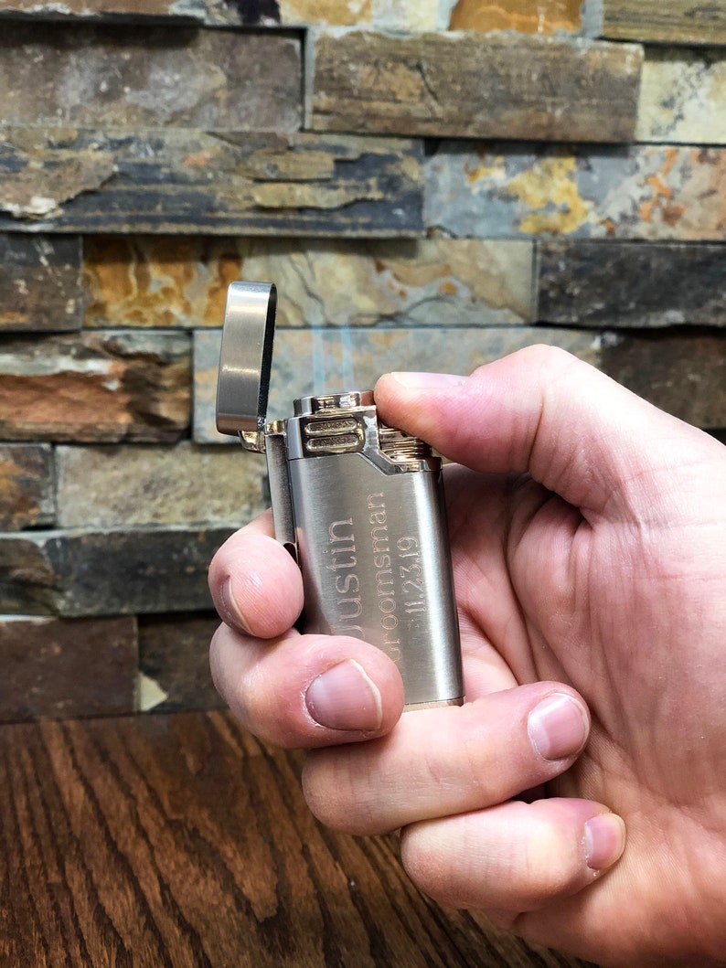 Butane Cigar and Cigarette Lighter Personalized Engraved Etsy