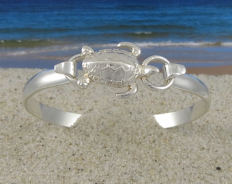 Cape Cod Convertible Sterling Silver Sea Turtle Bracelet