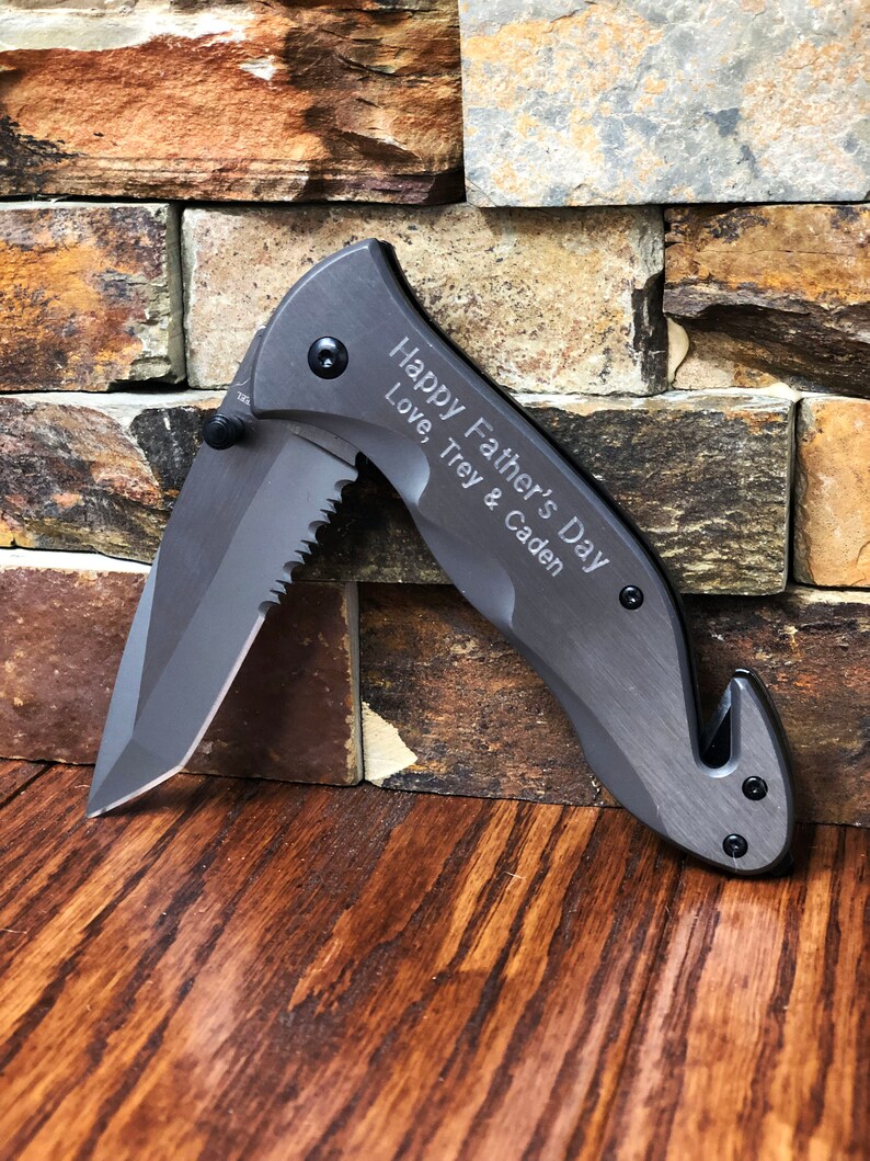 Tactical Knife Personalized Monogrammed Engraved Gifts for Etsy