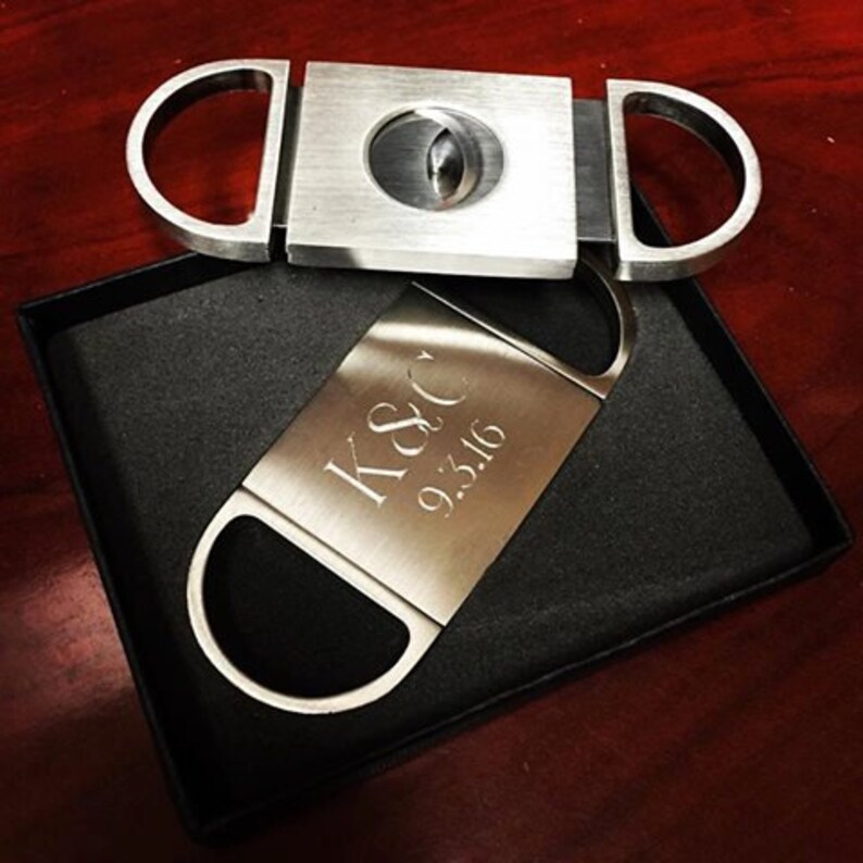 Personalized Cigar Cutter, Guillotine Cutter, Groomsmen Gift, Groomsman, Gifts For Men, Golf Gift, Fathers Day, Christmas, Monogrammed image 8