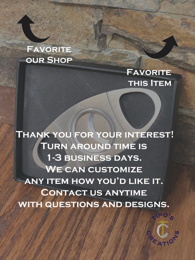 Personalized Cigar Cutter Groomsmen Gift Accessories Gifts Etsy