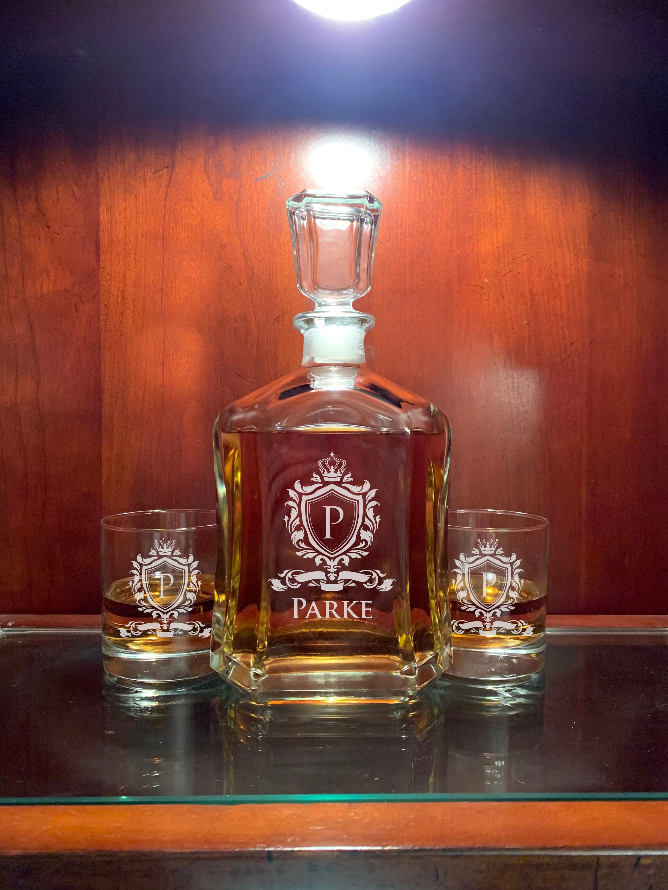 Produktbild von Reserve Kristall Whisky Karaffe 1,18 Liter – Gravur Möglich