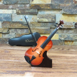 Miniature Personalized Violin Gifts for Musicians image 1