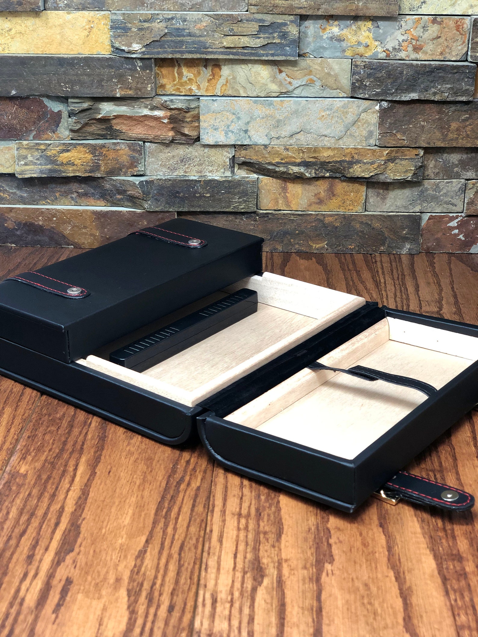 Leather Cigar Humidor Custom Personalized Best Man Unique - Etsy