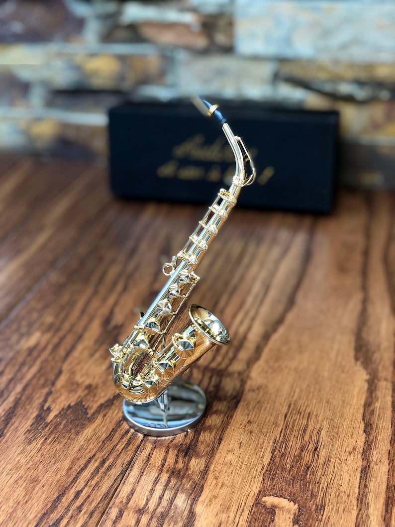Miniature Saxophone Gift for Musician Music Lover Gifts Etsy