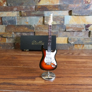 Personalized Electric Guitar - Music Gift- Instrument- Gifts for men or women- Band- Rock and Roll(CGE18BR)
