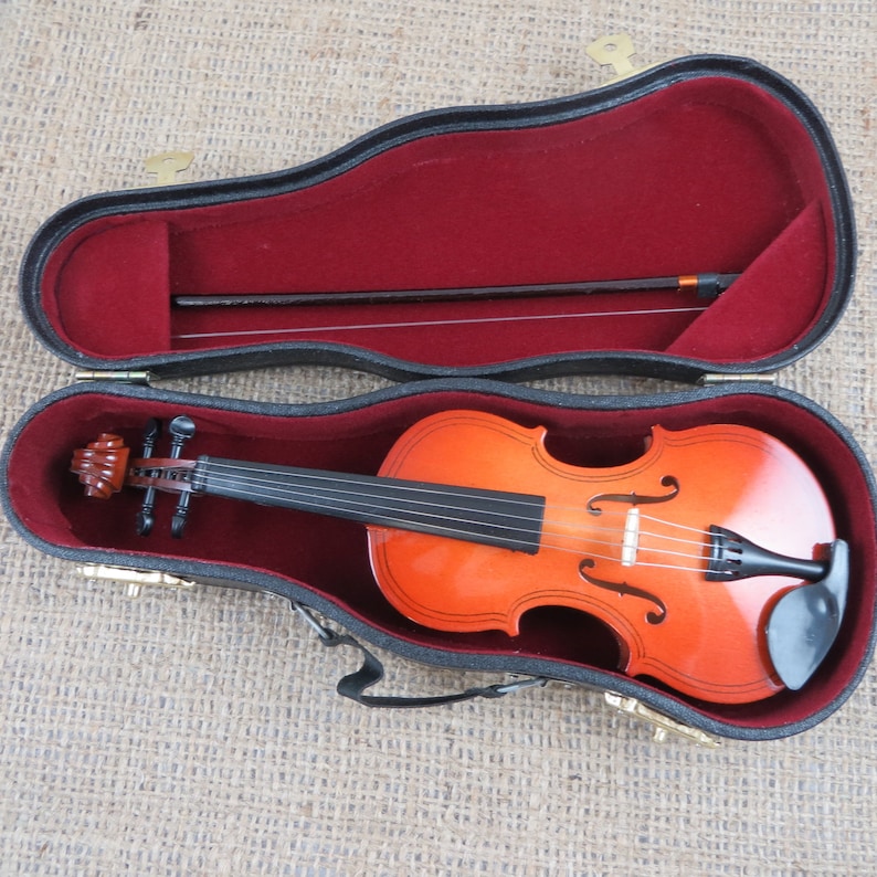 Miniature Personalized Violin Gifts for Musicians 画像 4