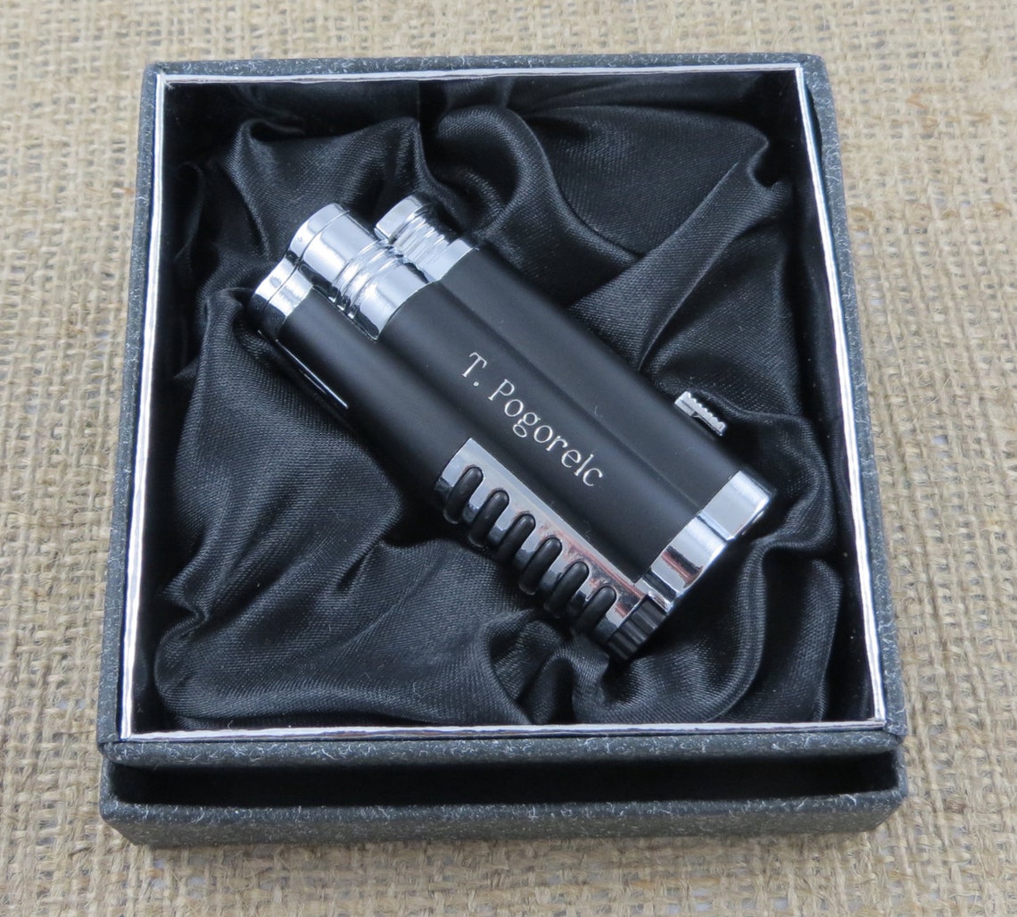 Butane Cigar Lighter Personalized Engraved Groomsmen gift Etsy