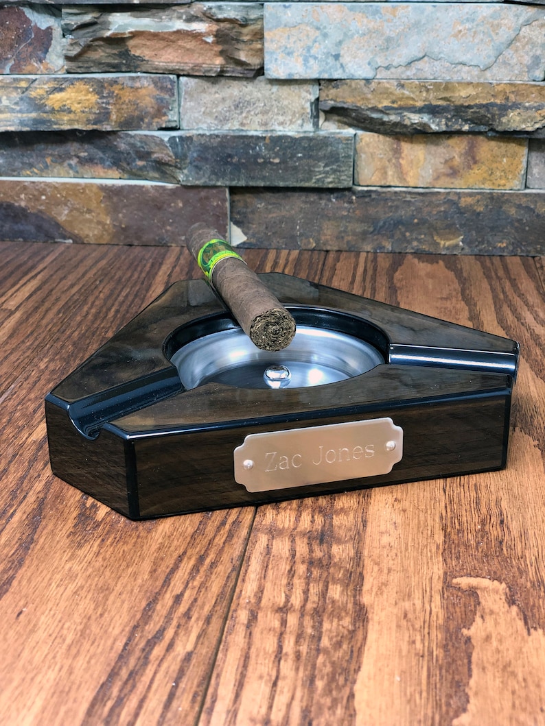 Personalized Cigar Ashtray Groomsmen father of the Bride Etsy