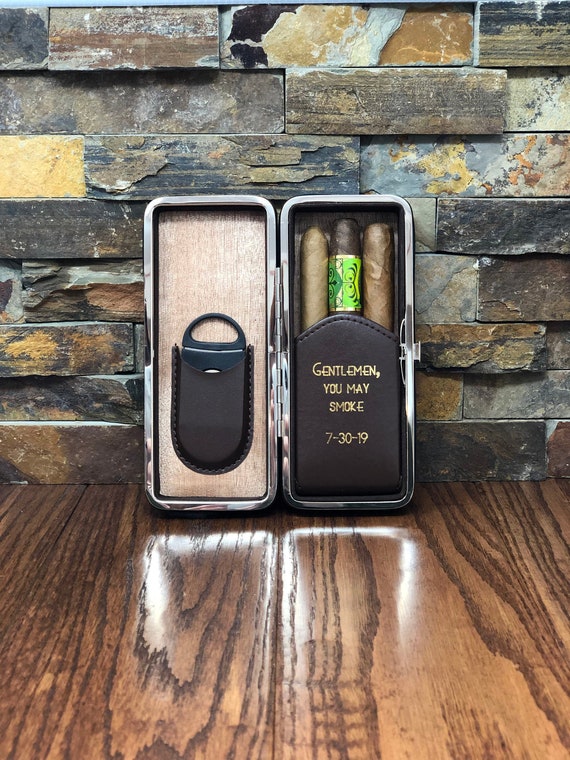Engraved Groomsmen Gifts Set of 6 Beer Mugs Cigar Lighter & Beer Gifts Cigar Gifts - Home Wet Bar
