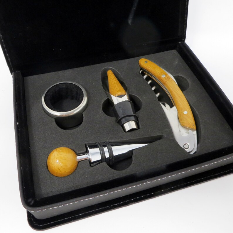 Personalized Wine Accessory Kit House Warming Gift Etsy