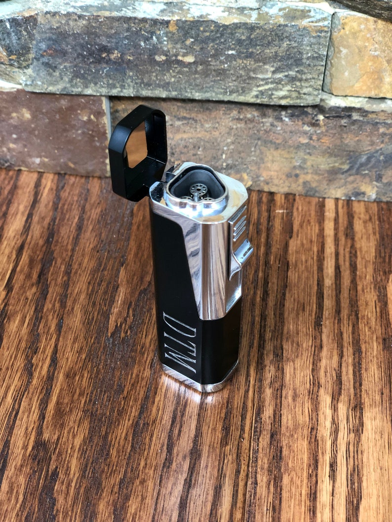 Personalized Triple Torch Cigar Lighter Butane Lighter Etsy