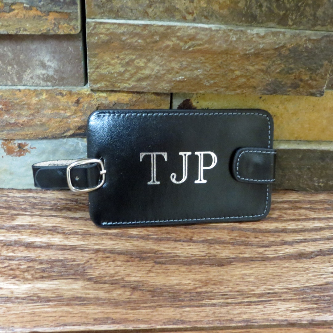 Genuine Leather Personalized Luggage Tag Gifts for Men Gifts for Women