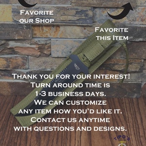 Personalized Hunter Knife Green Paracord Gifts for Men Groomsmen, Cool gifts for Him, Birthday, Wedding, Anniversary, Fathers Day image 10