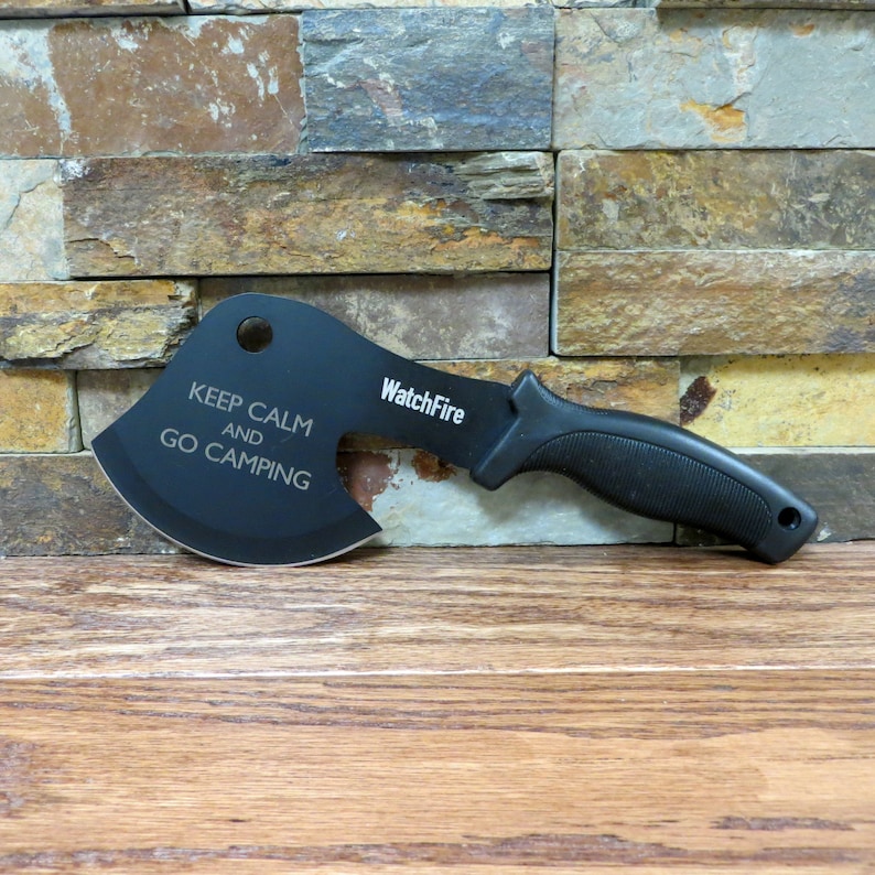 Your missing piece tends to feel happiest outside in a tent and under the starry night sky? There is nothing more perfect than high-quality camping gear. This personalized hatchet would be a useful gift that your special camper really wants. It can be customized with the elaborate engraving of your own text, so he will always like bringing this unique camping tool along on his next excursion.