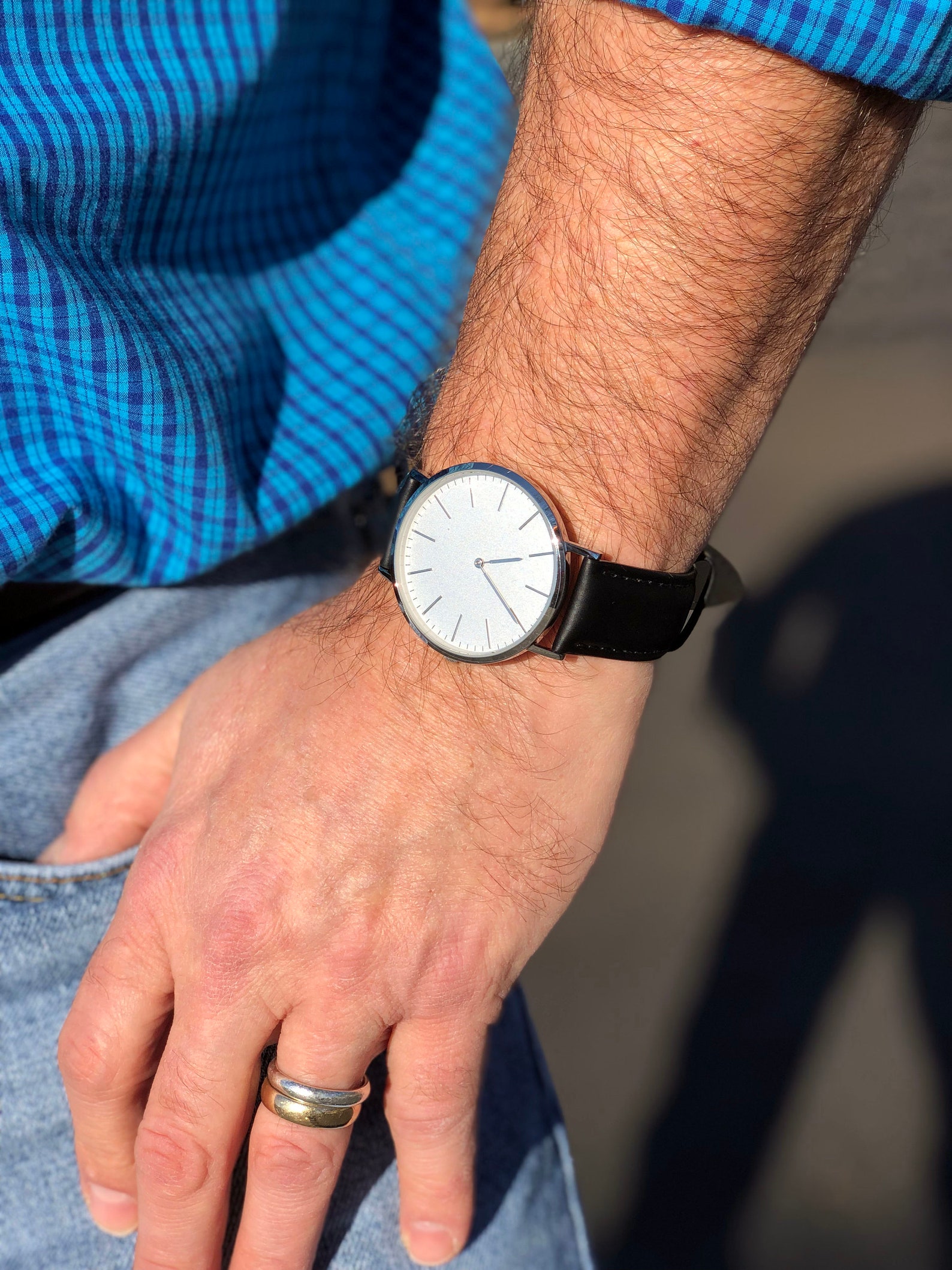 Personalized Mens Wrist Watch Gifts for Men Brown Leather Etsy