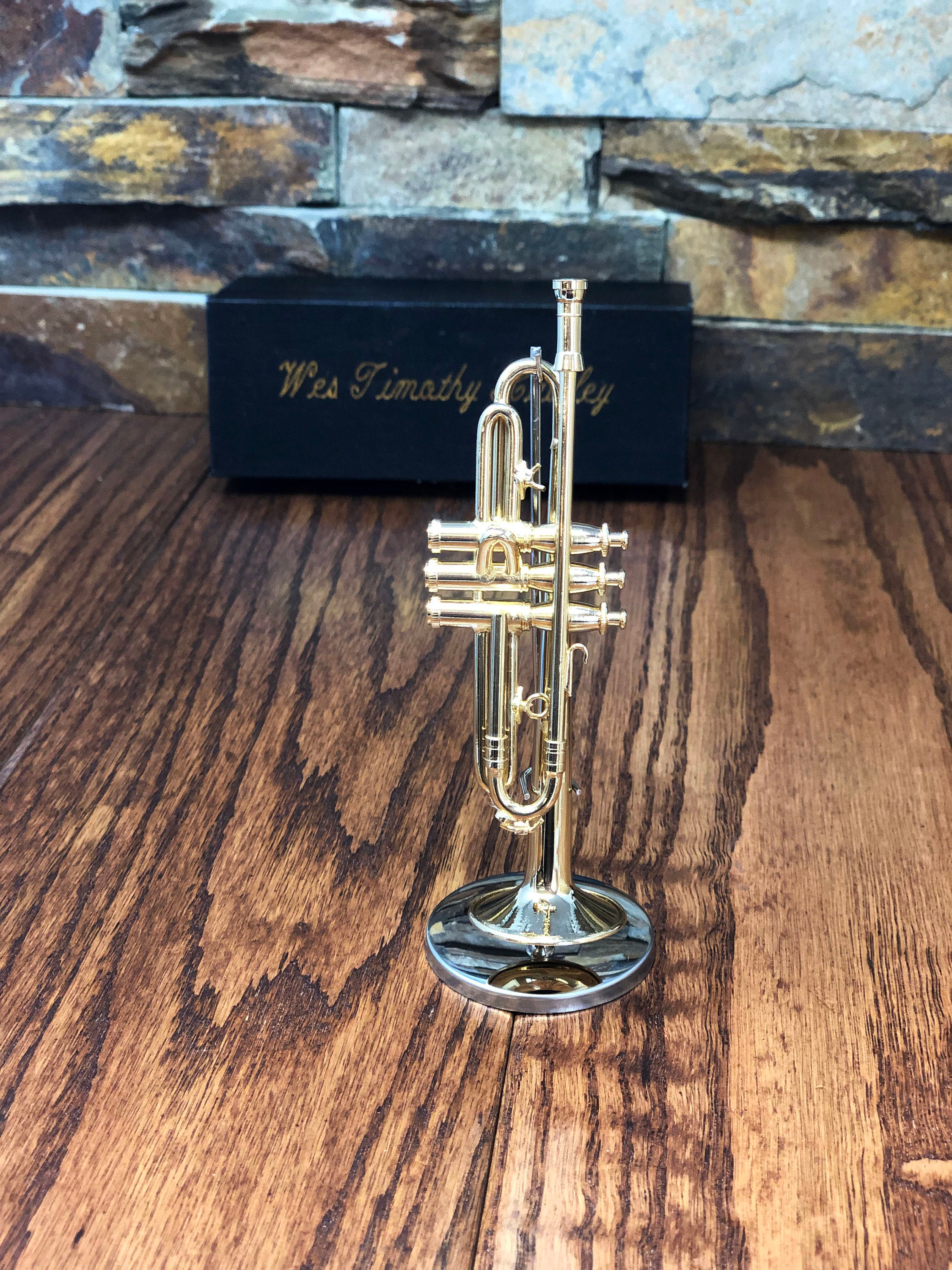 Personalized Miniature Trumpet Music gift Instrument Etsy
