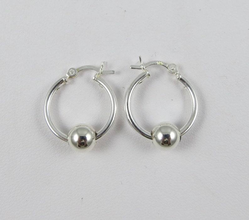 Silver Hoop Earrings cape Cod Earrings Bridesmaids Earrings | Etsy