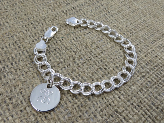 Etsy shop monogram bracelet