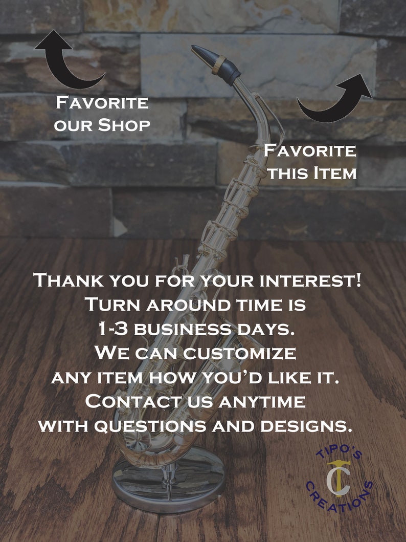 Miniature Saxophone Gift for Musician Music lover Gifts Etsy