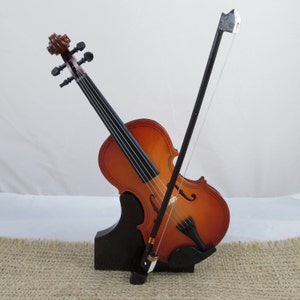 Miniature Personalized Violin Gifts for Musicians 画像 3