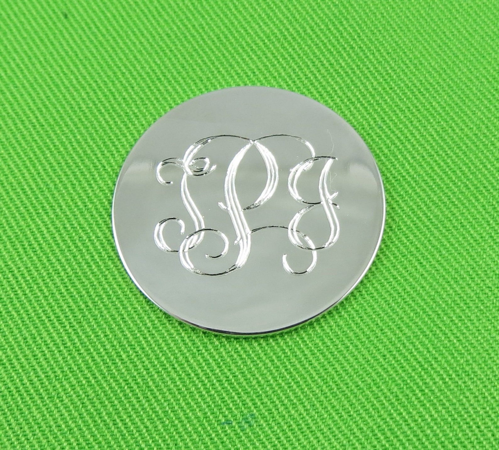Golf Ball Marker Personalized Sterling Silver Golfer Etsy