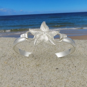 Cape Cod Convertible Sterling Silver Starfish Bracelet