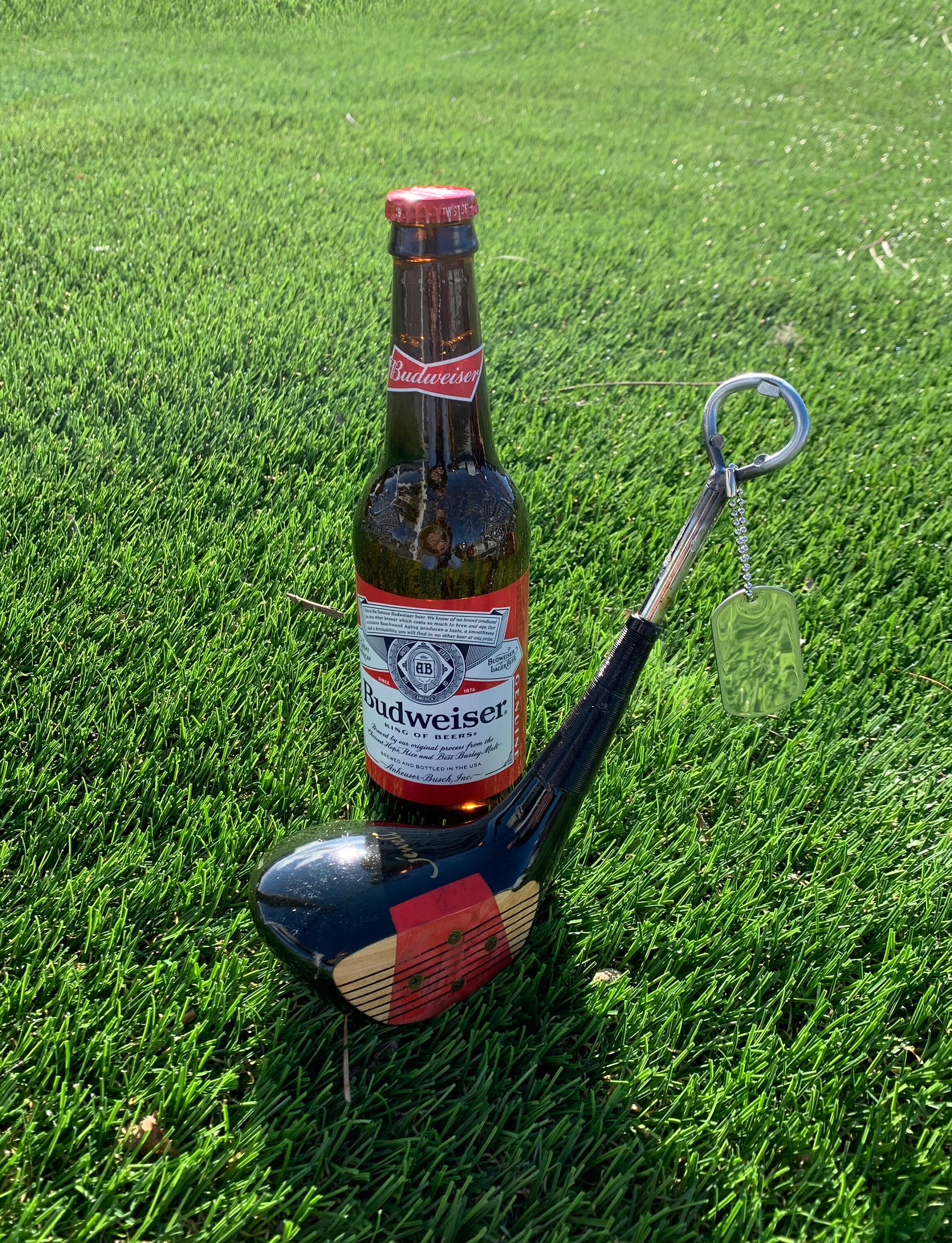 Golf Club Bottle Opener Personalized with Dog Tag Custom Etsy